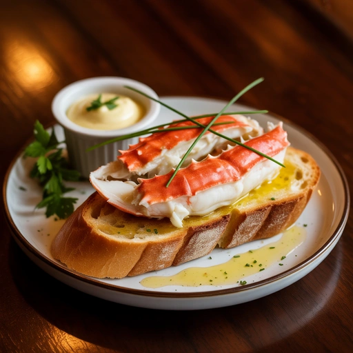 德文郡蟹肉吐司